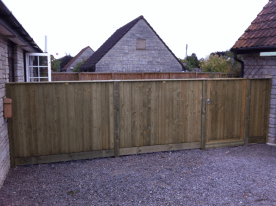 New close board Jackson fencing