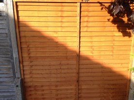 New replacement fence panel