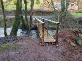 New foot bridge