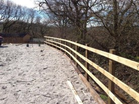 Post and rail - horse arena