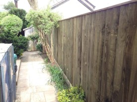 Closeboard fencing