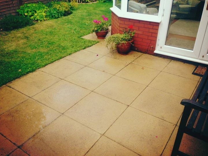 Patio cleaning